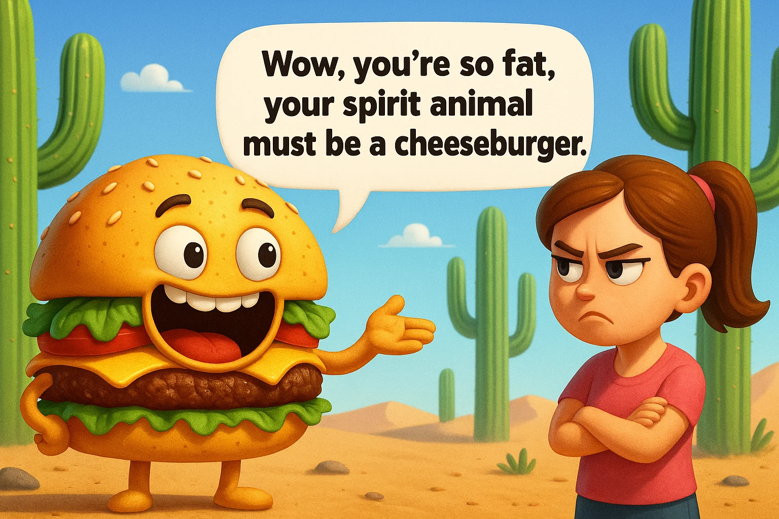 Comebacks for fat comments