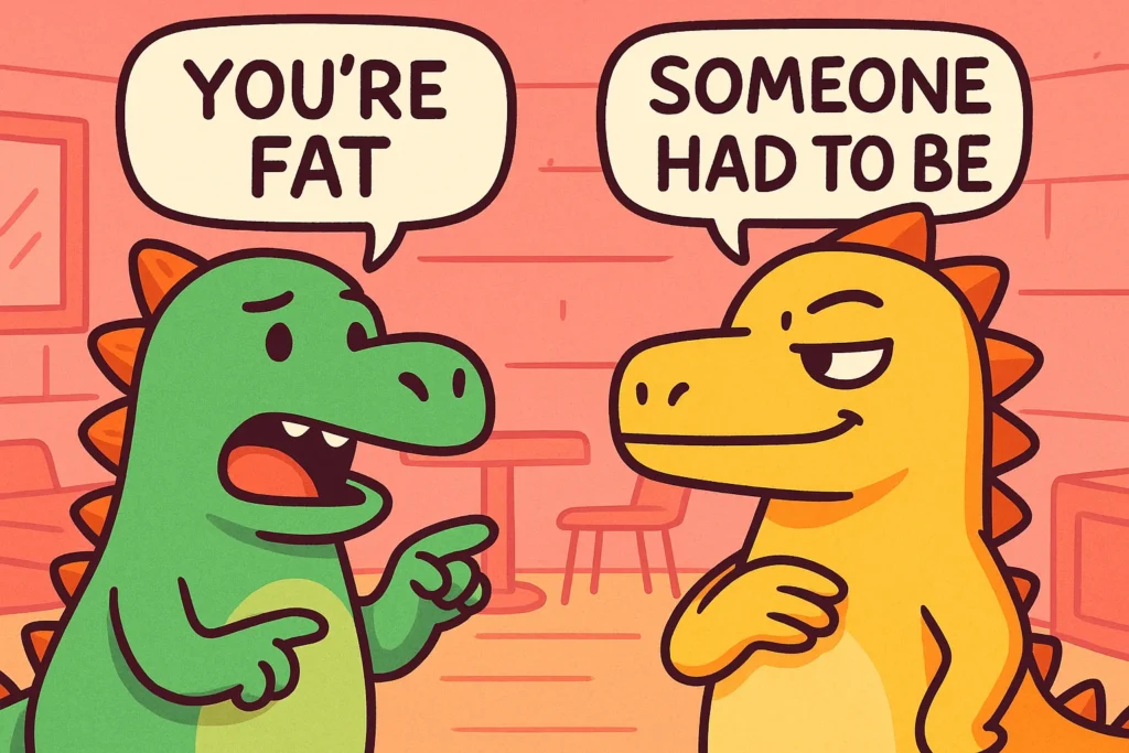 Savage & Brutal Replies to “You’re Fat” Savage & Brutal Replies to “You’re Fat”
