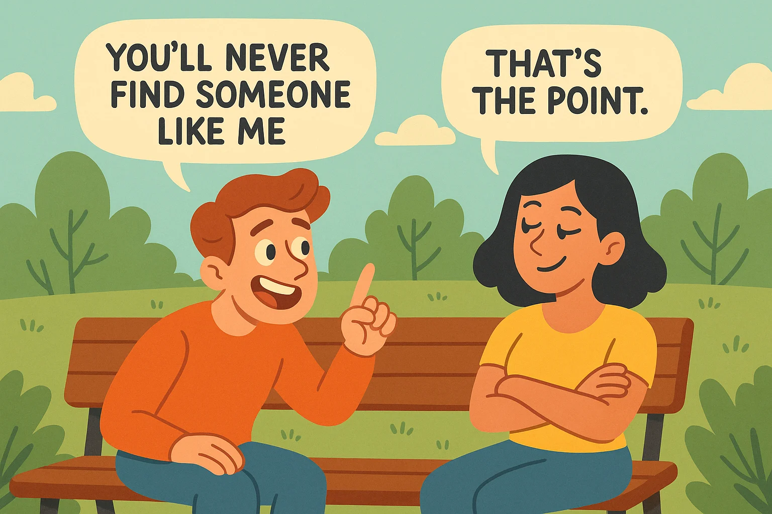Bold Replies to “You’ll Never Find Someone Like Me”