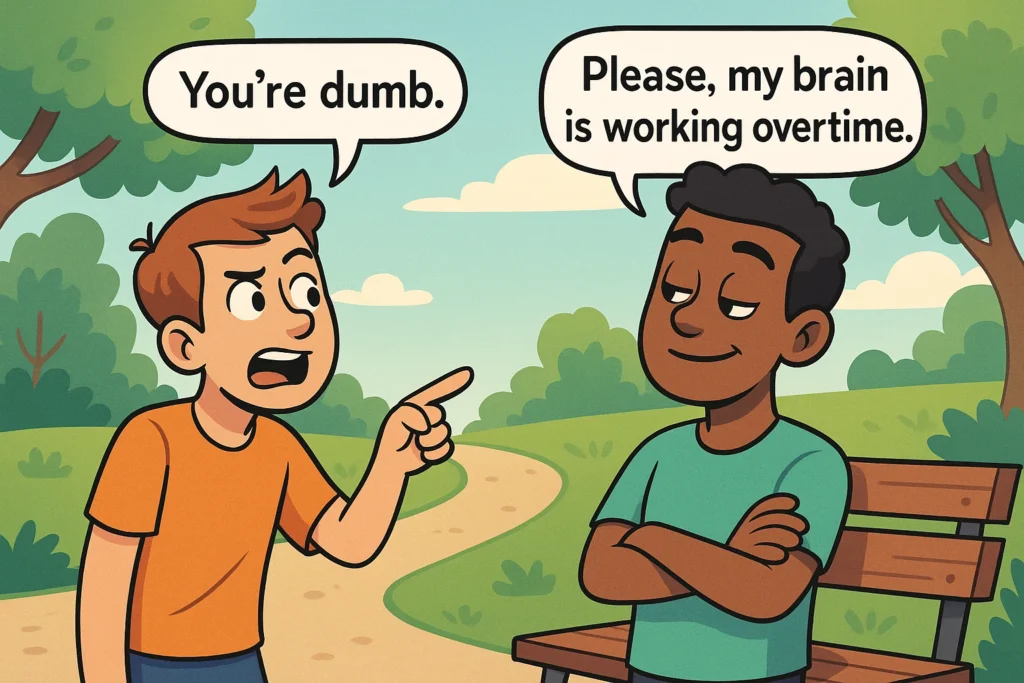 Friendly & Funny Comebacks to “You’re Dumb”