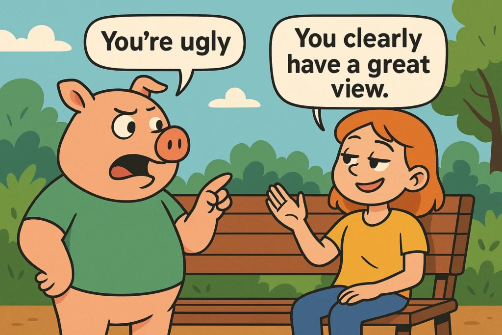Friendly & Funny Comebacks to “You’re Ugly” Friendly & Funny Comebacks to “You’re Ugly”