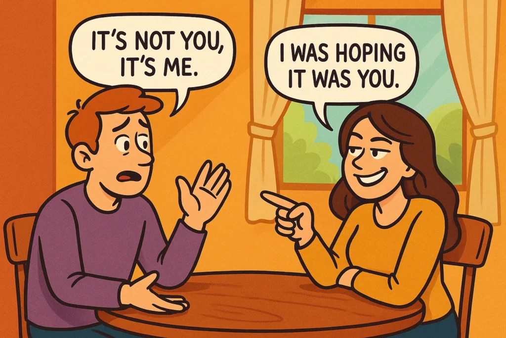 Friendly & Funny Replies to “It’s Not You, It’s Me”