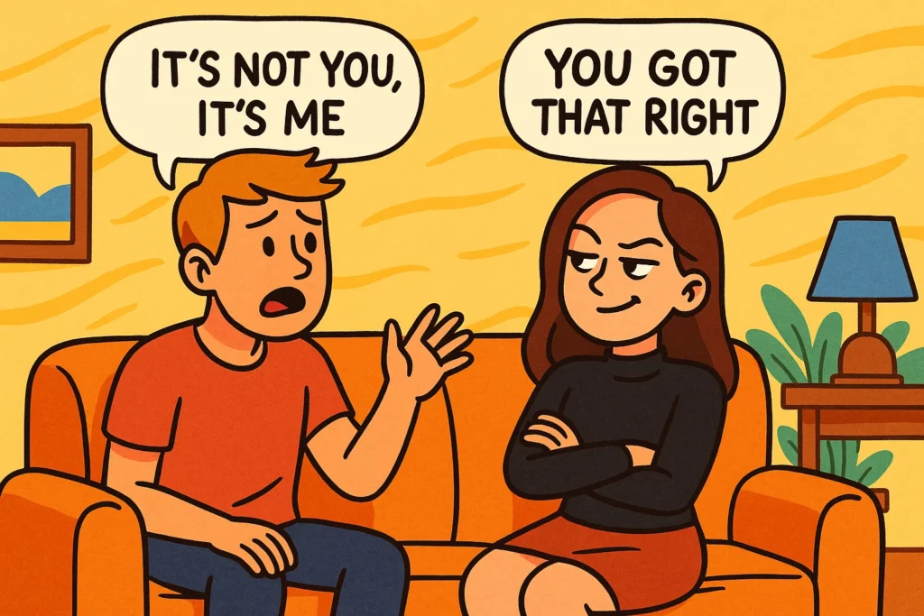 Savage & Brutal Replies to “It’s Not You, It’s Me”