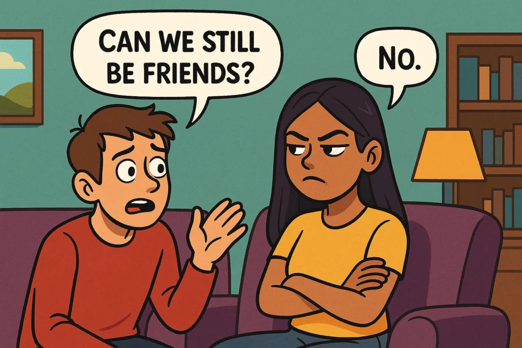 Short & Cold Replies to “Can We Still Be Friends?”