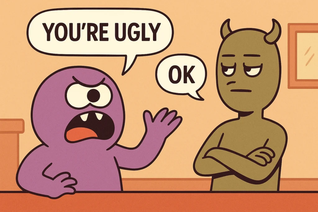 Short & Cold Comebacks to “You’re Ugly” Short & Cold Comebacks to “You’re Ugly”