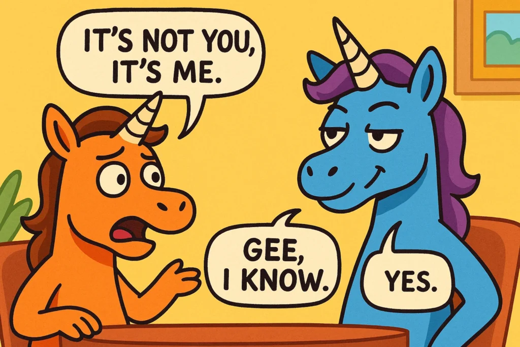 Smart & Witty Replies to “It’s Not You, It’s Me”