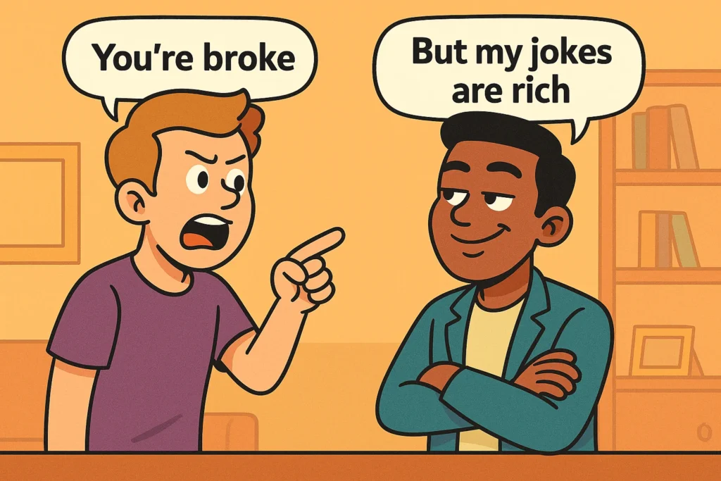 Smart & Witty Comebacks to “You’re Broke”