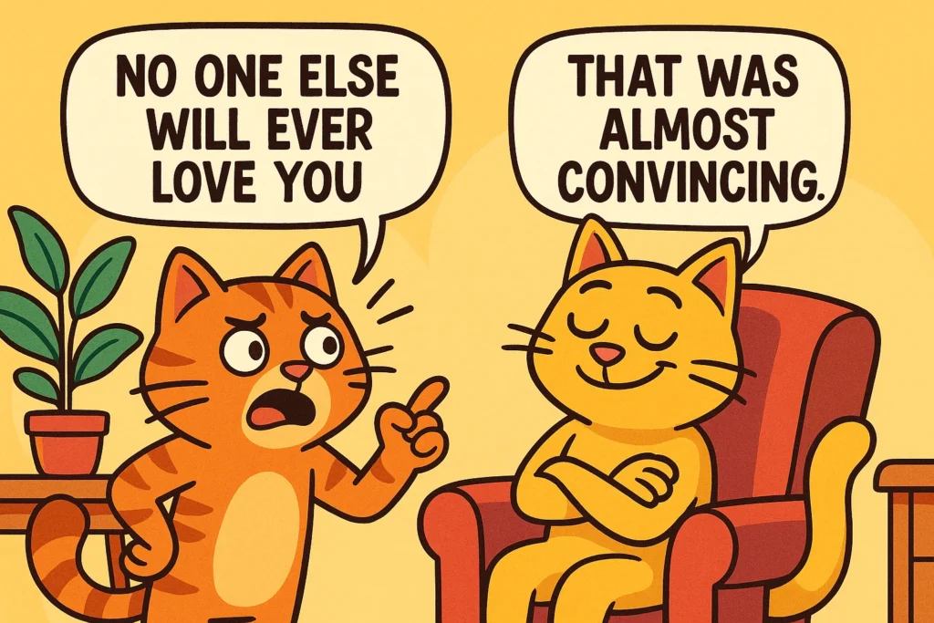 Short & Cold Comebacks to “No One Else Will Ever Love You”