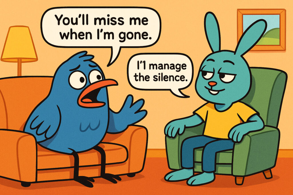 Short & Cold Comebacks to “You’ll Miss Me When I’m Gone”