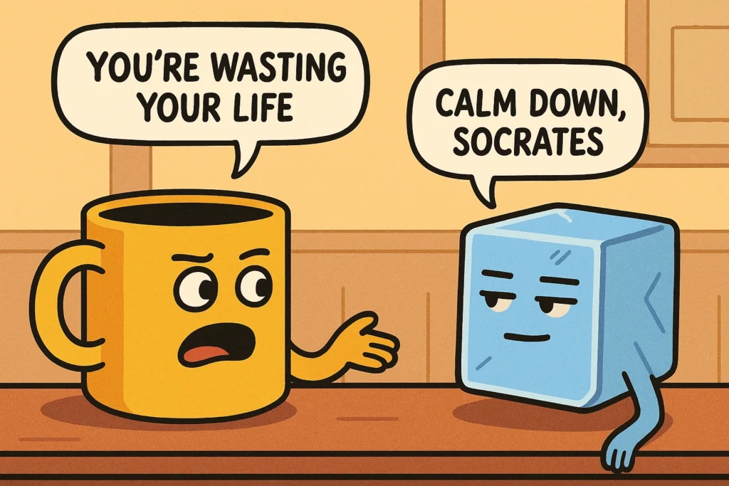 Short & Cold Comebacks to “You’re Wasting Your Life”