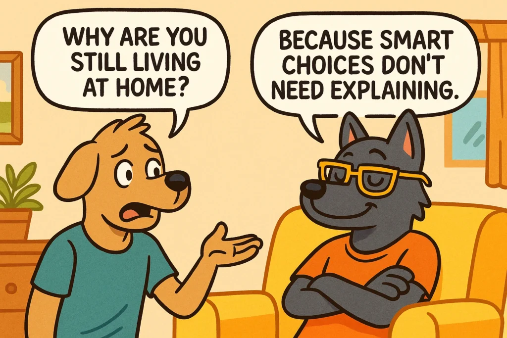 Smart & Witty Comebacks to “Why Are You Still Living at Home”