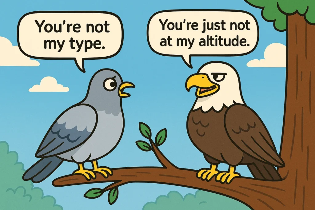 Smart & Witty Comebacks to “You’re Not My Type”